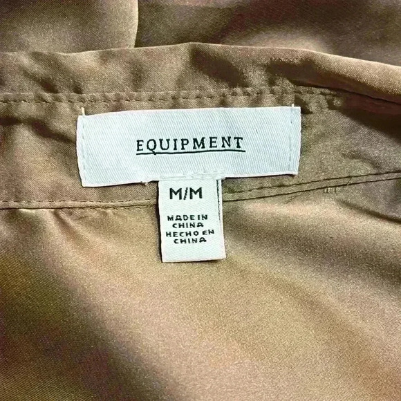 Equipment Women's Signature Long Sleeve Blouse Size Medium - Picture 7 of 11
